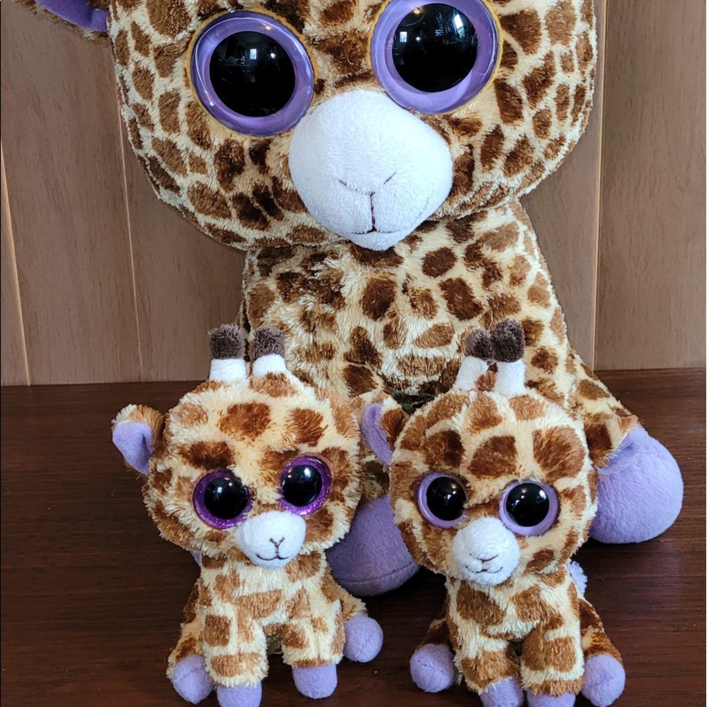 Lot of 3 Giraffe Beanie Boos